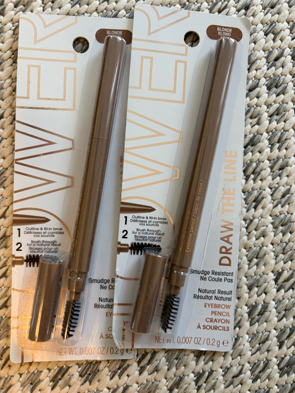 Flower- Draw The Line Eyebrow Pencil Duo in blonde